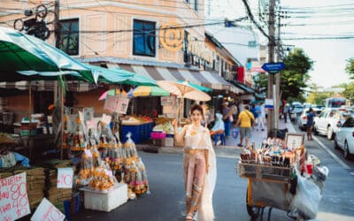 Bangkok Street Food Adventures in Thai Costume Rental: Eating Your Way Through the City